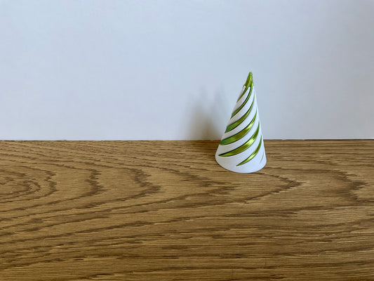 Spiral Cone Fidget Toy: Metallic Swirl Sensory Desk Decor