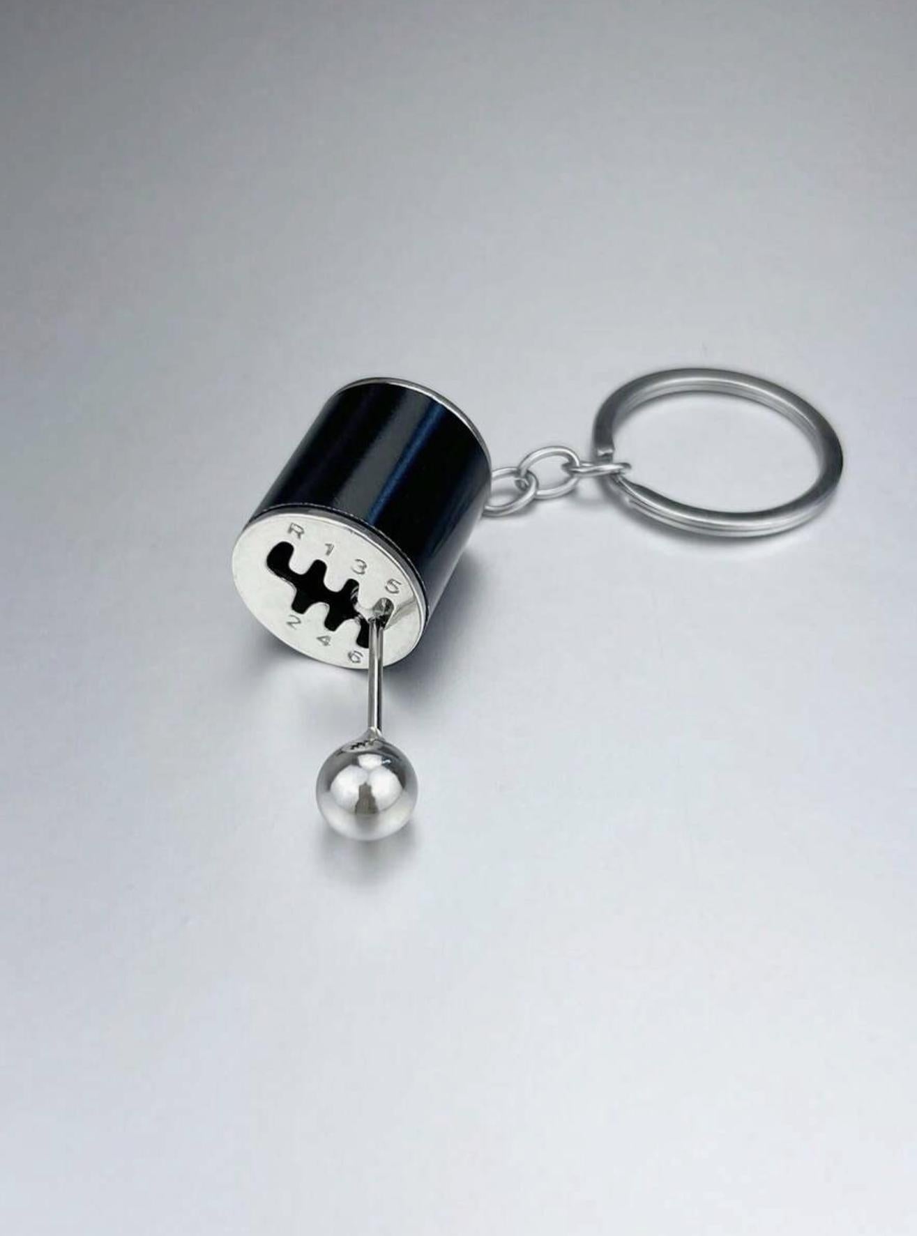 Gear shift stick keychain